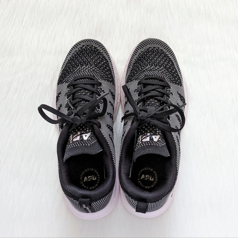 APL Techloom Pro Sneakers In Black / Bleached Pink Size 8.5 - Picture 9 of 16